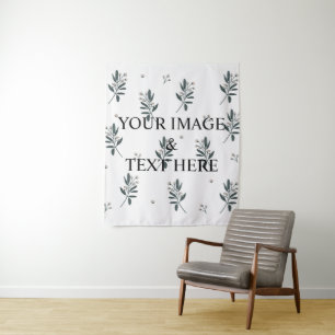 Personalised Custom Your Own Photo & Text Tapestry