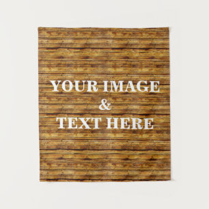 Personalised Custom Your Own Photo & Text Tapestry