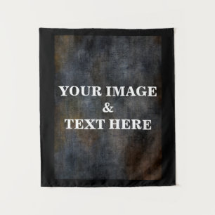 Personalised Custom Your Own Photo & Text Tapestry