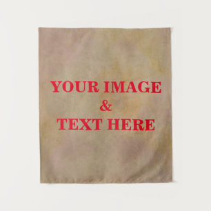Personalised Custom Your Own Photo & Text Tapestry