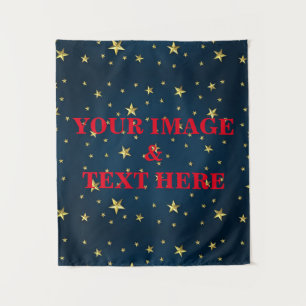 Personalised Custom Your Own Photo & Text Tapestry