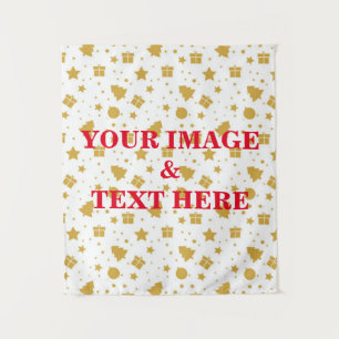 Personalised Custom Your Own Photo & Text Tapestry