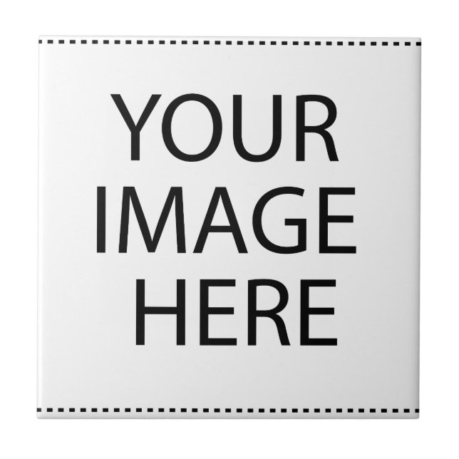 Personalised Custom Your Own Photo & Text Tile (Front)
