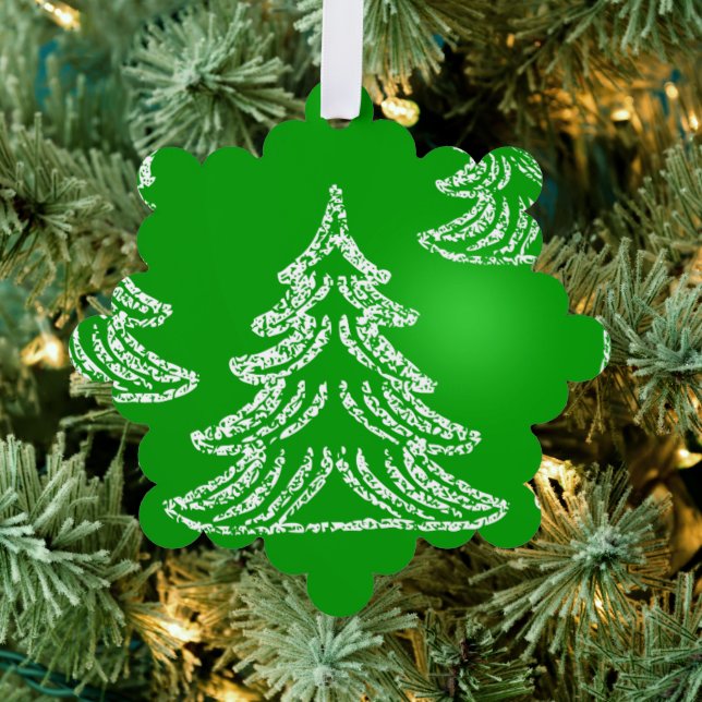 Personalised Custom Your Own Photo Tree Decoration Card (Insitu (Tree))