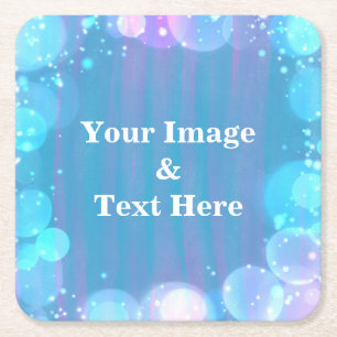 Personalised Custom Your Own Photo Wooden Square P Paper Coaster