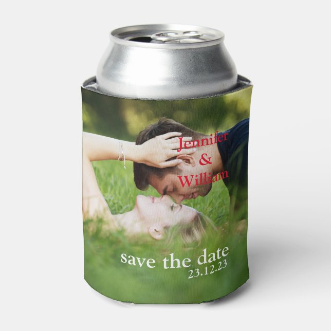 Personalised Custom Your Own Wedding Photo Can Coo Can Cooler (Can Front)