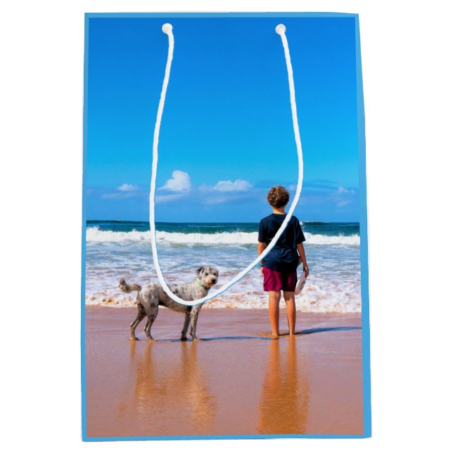 Personalised Custom Your Pet Photo Gift Bag (Front)