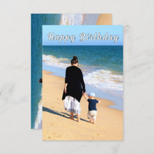 Personalised Custom Your Photo Birthday Cards
