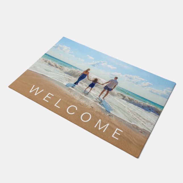 Personalised Custom Your Photo Doormat (Angled)