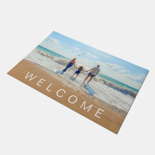 Personalised Custom Your Photo Doormat Welcome