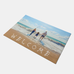 Personalised Custom Your Photo Doormat with Text