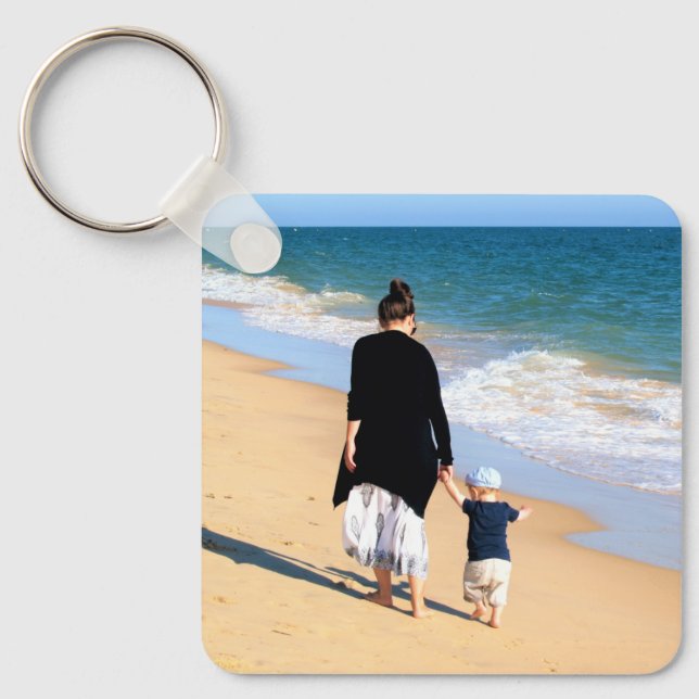 Personalised Custom Your Photo Keychain Keychain (Front)