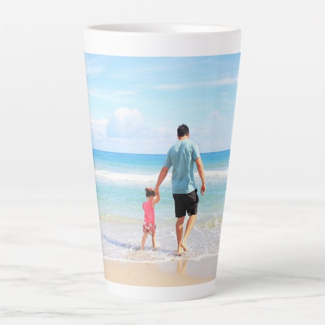 Personalised Custom Your Photo Latte Mug (Front)