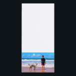 Personalised Custom Your Photo Magnetic Notepad<br><div class="desc">Magnetic Notepad with Custom Photo - Make Your Own Design with Pet - Dog / Cat - Personalised Family / Friends / Pets or Personal Magnetic Notepads / Gift - Add Your Photo / or Text / Name - Resize and move or remove and add elements / text with Customisation...</div>