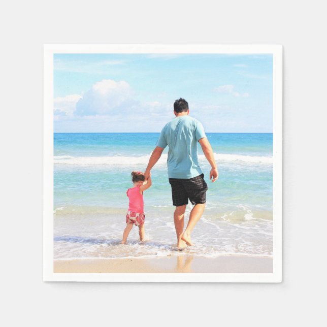 Personalised Custom Your Photo Napkins (Front)