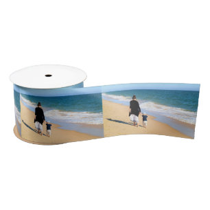 Personalised Custom Your Photo Ribbon Satin Ribbon