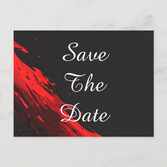 Personalised Custom Your Wedding Save The Date Announcement Postcard (Front)