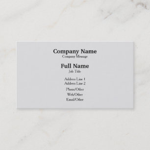 Personalised Customalized Templates Minimalist Business Card