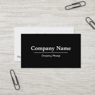 Personalised Customalized Templates Minimalist Business Card