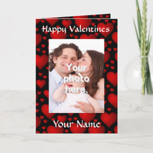Personalised customisable Valentine's day Holiday Card