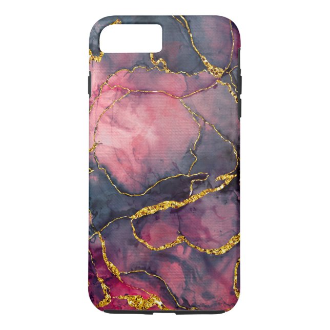 Personalised Customise Marble Case-Mate iPhone Case (Back)