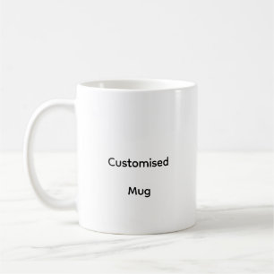 Personalised Customised Classic Mug, 11 oz Coffee Mug