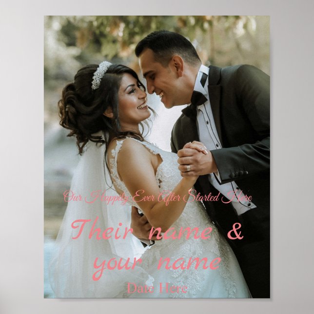  Personalised Customised Photo Poster Prints (Front)