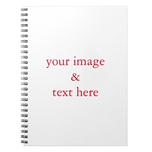 Personalised Customised Your Own Notebook (Front)