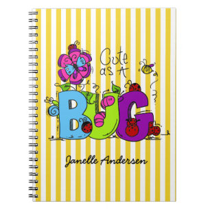 Personalised Cute as a Bug Journal