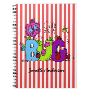 Personalised Cute as a Bug Journal