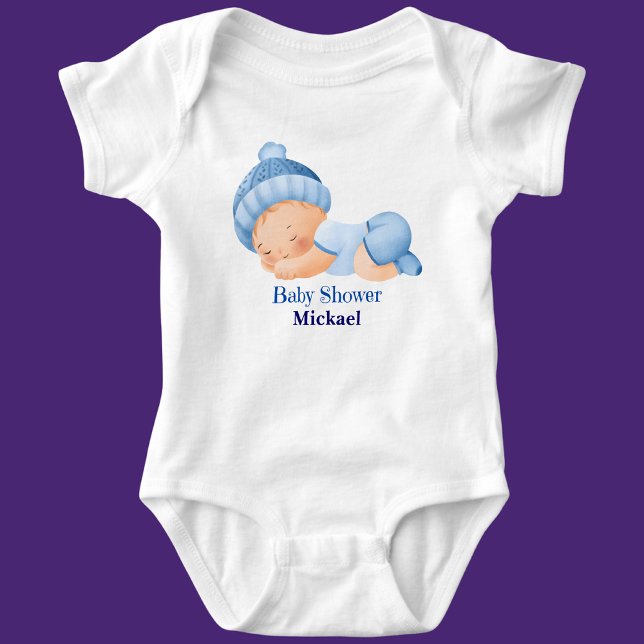 Personalised Cute Baby Shower  Baby Bodysuit (Creator Uploaded)