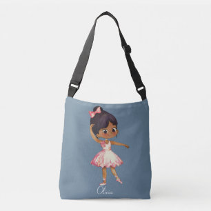 Personalised Cute Ballet Dancer Crossbody Bag