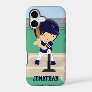 Personalised Cute Baseball cartoon player