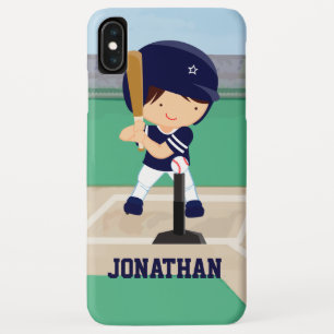 Personalised Cute Baseball cartoon player Case-Mate iPhone Case