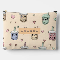 Personalised Cute Boba Tea Pattern
