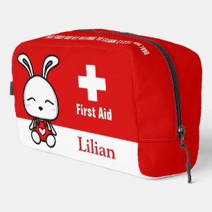 Personalised Cute Bunny First Aid Kit Bag