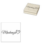 Personalised Cute Calligraphy Heart Long Name