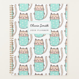 Personalised Cute Cat 2023 Planner