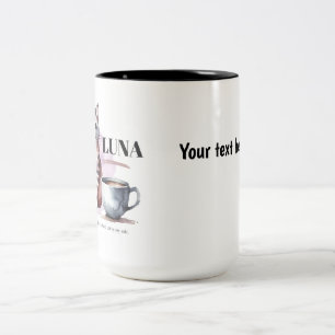 Personalised Cute Cat Mug – Custom Name Coffee Cup