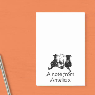 Personalised Cute Cat  Post-it Notes