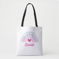 Personalised Cute Colourful Boho Rainbow