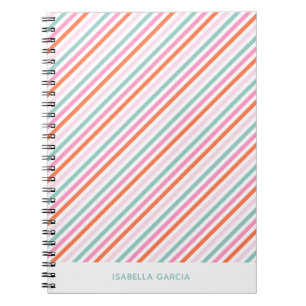 Personalised Cute Colourful Notebook
