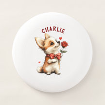 Personalised Cute Corgi with Custom Name