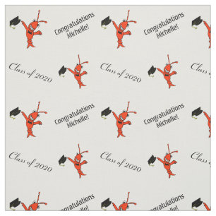 Personalised Cute Crawfish Graduation Fabric
