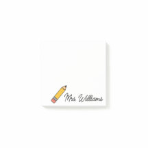 Personalised Cute Crayon Teacher Back to School 