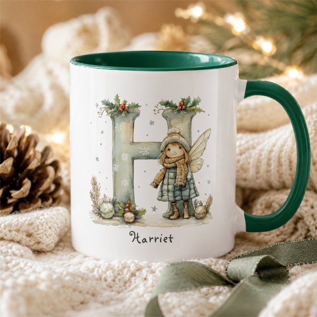 Personalised Cute Fairy Christmas Gift  Mug (Creator Uploaded)