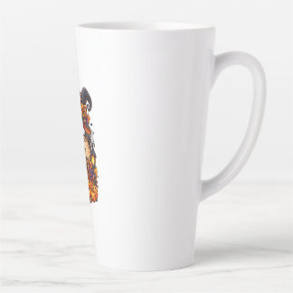 Personalised Cute Ghost Halloween Photo Shirt Latte Mug