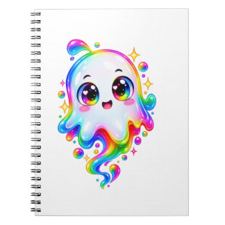Personalised Cute Ghost Halloween Photo Shirt Notebook