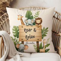 Personalised Cute Jungle Animals Kids 