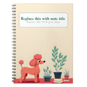 Personalised Cute Kawaii Dog Notebook
